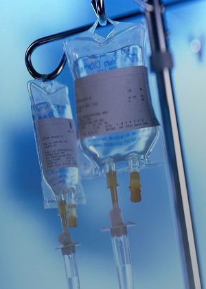 Пакеты капельницы на подставке